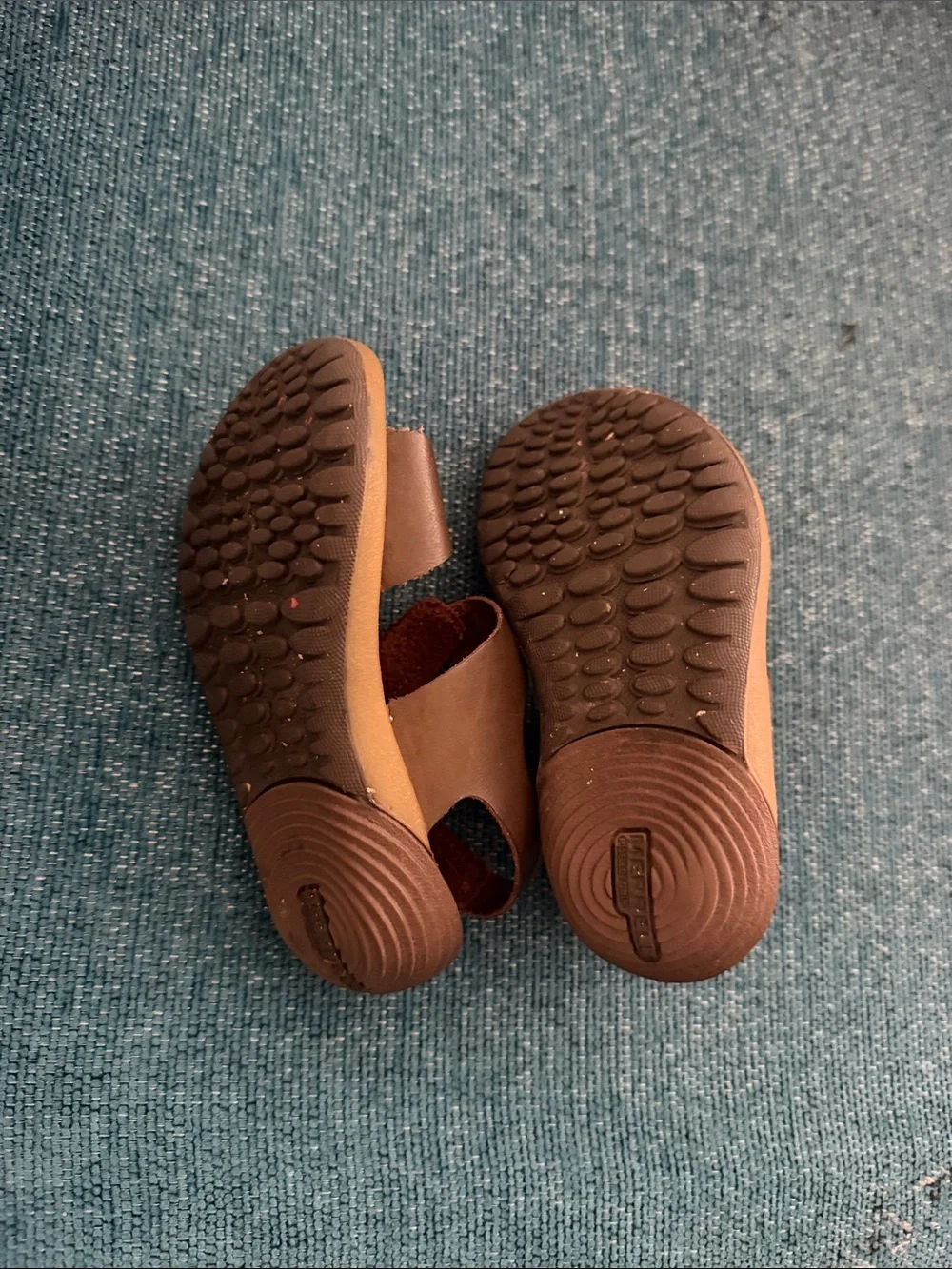 Merrell Kids Brown Double-Strap Buckle Sandals